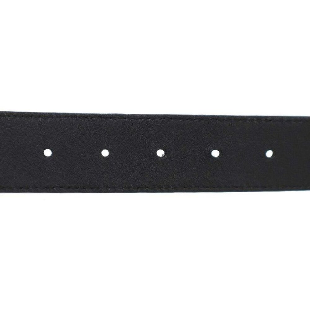 Gucci GG Kaleido Leather Belt Black Beige 95-38 - Picture 4 of 6